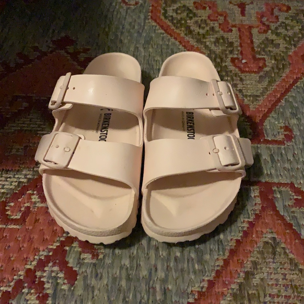 Pink Eva Birkenstocks